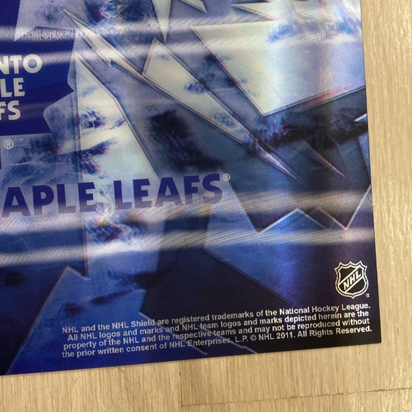 Toronto Maple Leafs NHL 3D Poster 11x14 - Picture 4 of 6